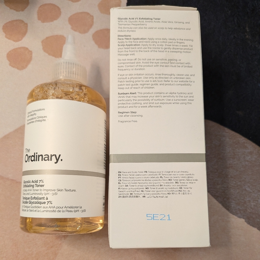 The Ordinary Glycolic Acid 7% Exfoliating Toner - 8.1 FL OZ - Picture 3 of 4